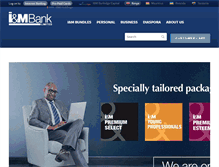 Tablet Screenshot of imbank.com